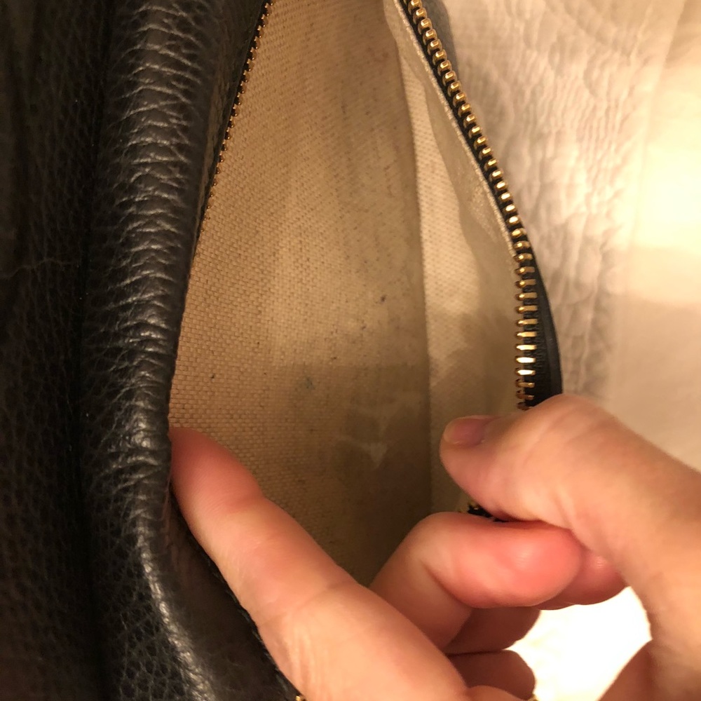 Black Gucci soho authentic women’s mini backpack - Picture 5 of 16